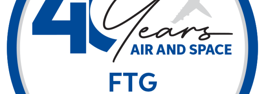 Colorado Air and Space Port 40th anniversary logo