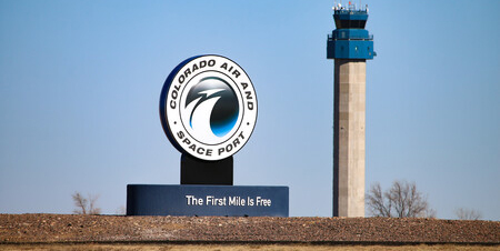 Colorado Air and Space Port Entrance Sign