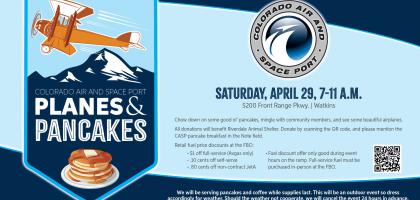 Planes & Pancakes - April 29, 7-11 a.m.