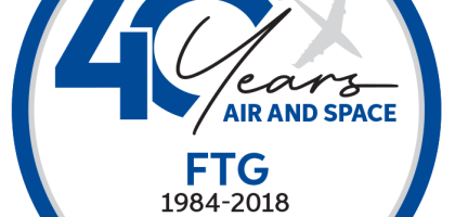 Colorado Air and Space Port 40th anniversary logo