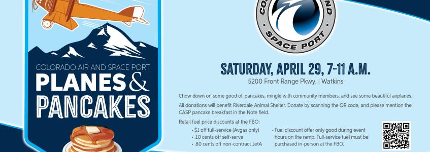 Planes & Pancakes - April 29, 7-11 a.m.