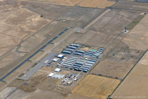 Aerial view of Colorado Air and Space Port